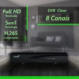 DVR AHD 8 CANAIS CLEAR